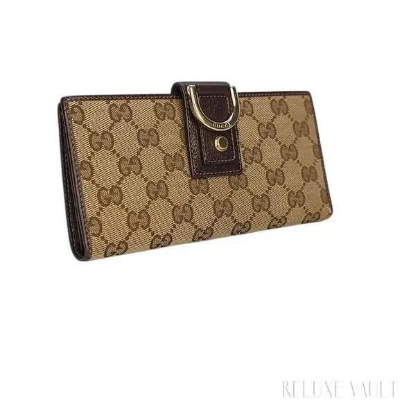 Abbey GG Canvas Continental Wallet - Picture 9 of 15